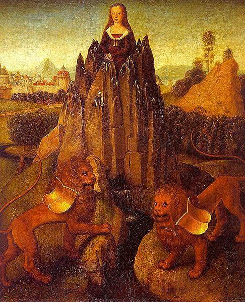 Hans Memling Allegory of Chastity Norge oil painting art
